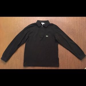 Boys 12 yr Lacoste long sleeve polo